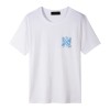 #2249 Amiri 22ss White T-Shirt Blue Logo