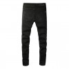 #862 Amiri orange patch jeans black