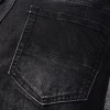 #830 Amiri letters Melt jeans black