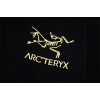 Arc Teryx Big Embroidered Logo Hoodie Black White