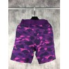 Bape Classic Purple Camo Shark Shorts