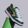 BAPESTA BAPE STA LOW SK8 DUNK Shoes (Pink/Green/Blue)