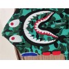 Bape Green Camo Shark Hoodie Full Zip Up