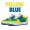 A Bathing Ape Bape Sta Blue Yellow Green Shoes Sneakers (US5-US12)