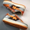 Bape Sta Orange Gray Shoes