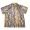 Casablanca Letter Wave Striped Silk Short Sleeve Shirt