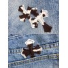 Chrome Heart Cows Crosses Blue Denim Jeans