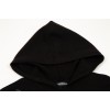 CH Cross Leather Patch Hooded Sweater Black White