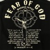 Fear of God Jesus Cross Hoodie Black