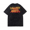 Gallery dept rainbow distressed fonts tee t-shirt black