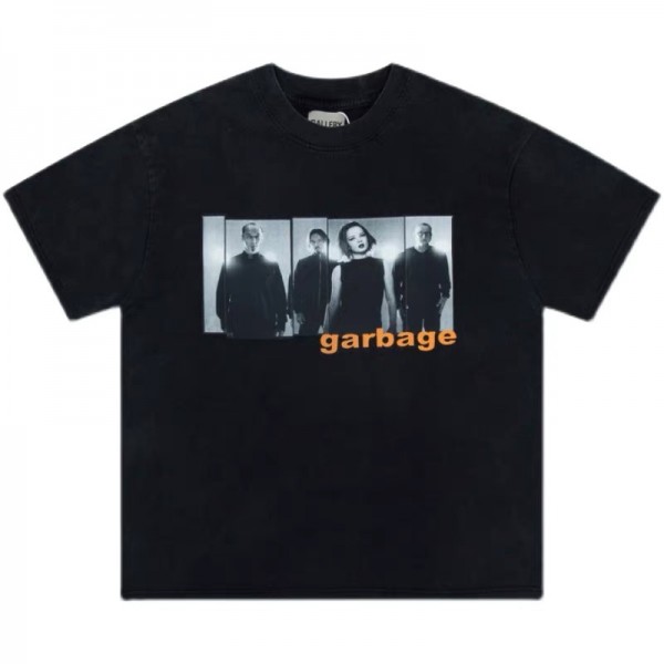 Gallery Dept Garbge portrait print tee t-shirt black
