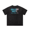 Gallery dept washed blue white fonts tee t-shirt