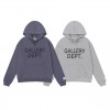 Gallery Dept classic letters hoodie (grey/dark grey)