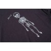Gallery Dept flame skull print long sleeves t-shirt dark grey