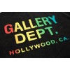Gallery Dept rainbow fonts tee t-shirt black