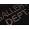 Gallery Dept dark gold letters tee black