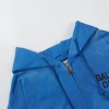 Gallery Dept Tie Die Zip Hoodies (Blue/Black/Navy Blue)