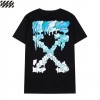 Off White Blue Flow tee 2 colors