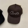 Corteiz star letters trucker hat black brown