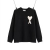 Ami Wool Sweater White & Black