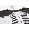 Kapital Reversible Skeleton Distressed T-Shirt