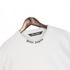 Palm Angels Back Logo Sweatshirt Black White