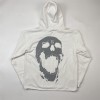 Revenge bones reflective hoodie black white