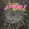 Spider Worldwide Sp5der Clothing Spider Web 'PINK' Hoodie Black