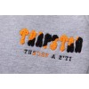 Trapstar London Towel Embroidered Hoodie & Pants Tracksuit(Orange Black Logo)