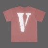 Vlone 3 M big V logo tee t-shirt pink