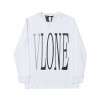 Vlone 3M Reflective Long Sleeve T-shirt (Black/White)