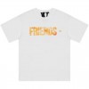 vlone yellow flame friends tee t-shirt black white
